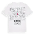 Plateau karta t-shirt