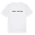 Plateau - Victor Hugo fetstil t-shirt