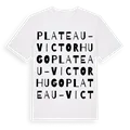 Plateau - Victor Hugo ordlek t-shirt