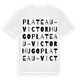 Plateau - Victor Hugo ordlek t-shirt