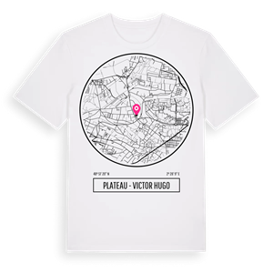 Plateau - Victor Hugo t-shirt – ekologisk bomull t-shirt från Pinshirt
