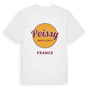 Poissy cirkel t-shirt – ekologisk bomull t-shirt från Pinshirt