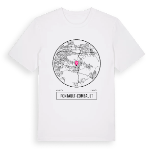 Pontault-Combault t-shirt – ekologisk bomull t-shirt från Pinshirt