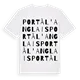 Port à l'Anglais ordlek t-shirt