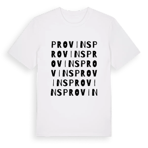 Provins ordlek t-shirt – ekologisk bomull t-shirt från Pinshirt