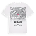 Puteaux karta t-shirt