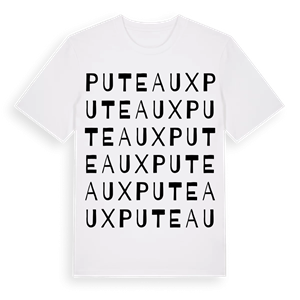 Puteaux ordlek t-shirt – ekologisk bomull t-shirt från Pinshirt