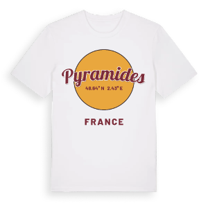 Pyramides cirkel t-shirt – ekologisk bomull t-shirt från Pinshirt