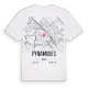 Pyramides karta t-shirt