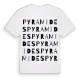 Pyramides ordlek t-shirt
