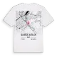 Quartier Châtillon karta t-shirt