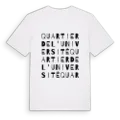 Quartier de l'Université ordlek t-shirt