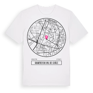 Quartier du Val-de-Grâce t-shirt – ekologisk bomull t-shirt från Pinshirt