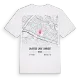 Quartier Saint-Lambert karta t-shirt