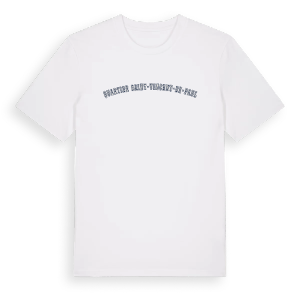 Quartier Saint-Vincent-de-Paul college t-shirt – ekologisk bomull t-shirt från Pinshirt