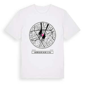 Quartier Saint-Vincent-de-Paul t-shirt – ekologisk bomull t-shirt från Pinshirt