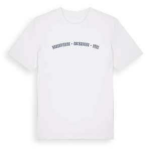 Robespierre - Cochennec - Péri college t-shirt – ekologisk bomull t-shirt från Pinshirt