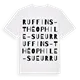 Ruffins - Théophile-Sueur ordlek t-shirt