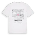 Saint-Cloud karta t-shirt