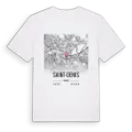 Saint-Denis karta t-shirt