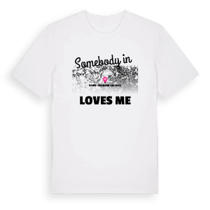 Någon i Saint-Germain-en-Laye älskar mig t-shirt – ekologisk bomull t-shirt från Pinshirt
