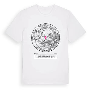 Saint-Germain-en-Laye t-shirt – ekologisk bomull t-shirt från Pinshirt