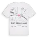 Saint-Germain-Laxis karta t-shirt