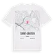 Saint-Gratien karta t-shirt