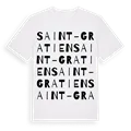 Saint-Gratien ordlek t-shirt