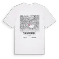 Saint-Mandé karta t-shirt
