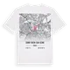 Saint-Ouen-sur-Seine karta t-shirt