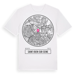 Saint-Ouen-sur-Seine t-shirt – ekologisk bomull t-shirt från Pinshirt