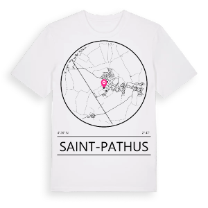 Saint-Pathus t-shirt – ekologisk bomull t-shirt från Pinshirt