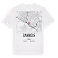 Sannois karta t-shirt