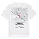 Sannois karta t-shirt