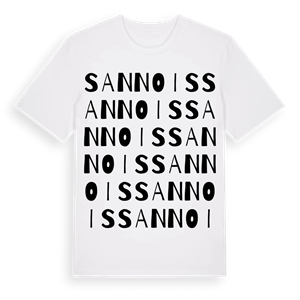 Sannois ordlek t-shirt – ekologisk bomull t-shirt från Pinshirt