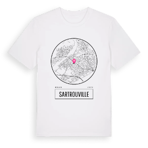 Sartrouville t-shirt – ekologisk bomull t-shirt från Pinshirt