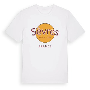 Sèvres cirkel t-shirt – ekologisk bomull t-shirt från Pinshirt