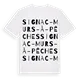Signac - Murs-à-Pêches ordlek t-shirt
