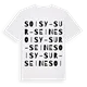 Soisy-sur-Seine ordlek t-shirt