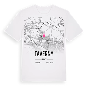 Taverny karta t-shirt – ekologisk bomull t-shirt från Pinshirt