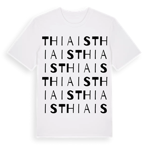 Thiais ordlek t-shirt – ekologisk bomull t-shirt från Pinshirt