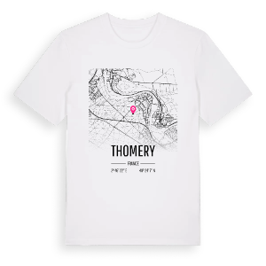 Thomery karta t-shirt – ekologisk bomull t-shirt från Pinshirt