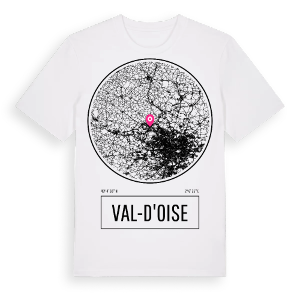 Val-d'Oise t-shirt – ekologisk bomull t-shirt från Pinshirt