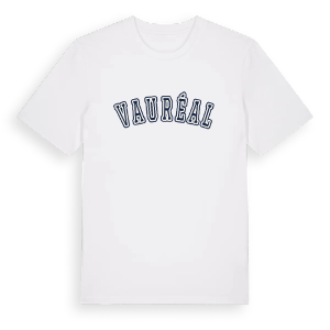 Vauréal college t-shirt – ekologisk bomull t-shirt från Pinshirt