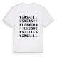 Versailles ordlek t-shirt