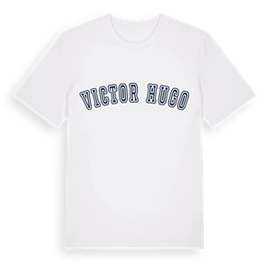 Victor Hugo college t-shirt – ekologisk bomull t-shirt från Pinshirt