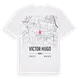Victor Hugo karta t-shirt