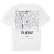 Villejuif karta t-shirt