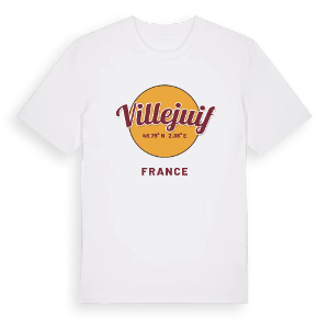 Villejuif cirkel t-shirt – ekologisk bomull t-shirt från Pinshirt